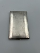 GAB  Silver .925 Art Deco Continental Pattern Cigarette Case 1900-1950 picture