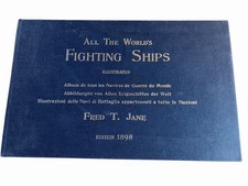 Jane's All The World's Fighting Ships 1898 HC 1986 Facsimile Edition FW VG picture