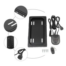 Electric License Plate Frame Remote Control Flip Up Cover US Standard 12V picture
