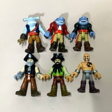 6pcs Fisher-Price Imaginext Pirate Adventures Shark Pirate Captain Hook Figures  picture