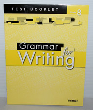 Sadlier Grammar for Writing Test Booklet  Gr 8 New  picture