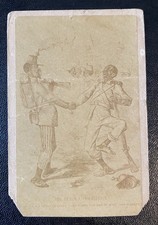 Extremely Rare 1863 Civil War CDV of Black Conscription picture