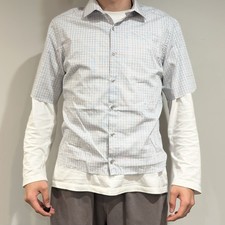 Vintage Cropped Plaid Button-Up picture