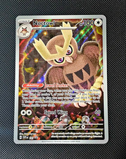 Pokémon Noctowl No. 141 Black Star Promo Paldean Fates EN⭐ Full Art Holo NM picture