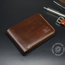Bellicose Handmade Full Grain Leather Wallet: Anniversary & Holiday Gift for Men picture