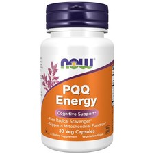 NOW Foods Supplements, PQQ Energy, Free Radical Scavenger*, Cognitive Support*, picture