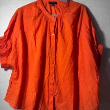 Unbranded Women's Orange Blouse picture
