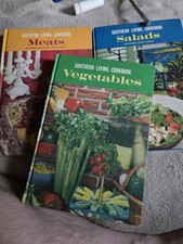 Southern living cookbooks vintage 1960s Meat Salad Vegetables lot of 3 picture