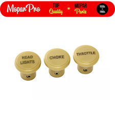 1935-1939 PLYMOUTH SPECIAL DELUXE BRAND NEW DASH KNOB COMPLETE SET picture