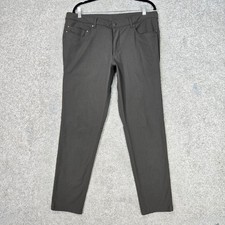Lululemon ABC Pants Mens 36x30 Gray Warpstreme Classic Chino LM5593S picture