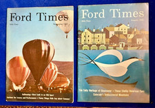 LOT. 2 Vintage FORD TIMES Magazines. - 1966 -Featuring Shelby & Fairlane picture