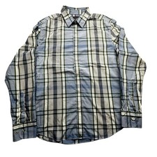 UNTUCKit Malibran WF Slim Fit Long Sleeve Plaid Button Up Shirt Mens Medium Slim picture