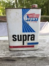 Vintage French Renault Speciale Sport Supra, 2 Litre Oil Can / Tin (RN135) picture