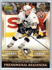 2005-06 Upper Deck Phenomenal Beginning Sidney Crosby Exclusive Gold Edition #5 picture