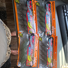 Geecrack Bellows Gill Soft Plastic , 9 Packs 1pack 5.8 &8 packs 3.8 picture