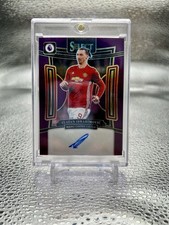 2023-24 Select Premier League Zlatan Ibrahimovic True Purple Auto /49 🔥 picture