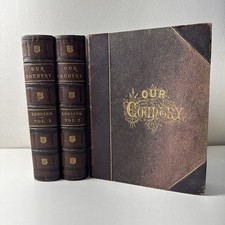 Antique Our Country A Household History 1st Edition 3 Vol. Set Benson J. Lossing picture