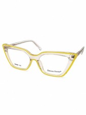 Dream Fever K8089 C5 Yellow/Clear Eyeglass Frames 53-17-142 picture