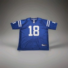 Vintage Peyton Manning Jersey 3XL Blue White Reebok NFL Equipment picture