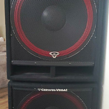 2 Speakers. The Cerwin-Vega CVi-118S Retails for $599.99 each picture