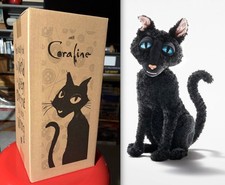 CORALINE CAT PLUSH Laika official NEW in the box picture