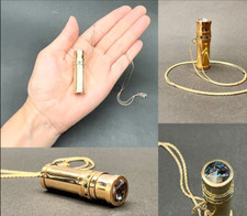 14K Gold Necklace Emerald