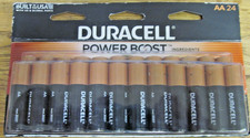 NEW FACTORY SEALED 24 PACK DURACELL POWER BOOST AA BATTERIES MAR 2037 FREESHIP picture