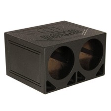 QPower QBOMB Dual 10″ 10 inch Triangular Ported Vented Sub Woofer Enclosure Box picture