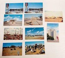 10 Vintage Postcards Texas TX Multi Scenes Amarillo AFB Oil Expo Cowboys Wagon picture