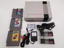 NES Console Bundle with Super Mario Bros. 1,2,3 and 2 Controllers picture