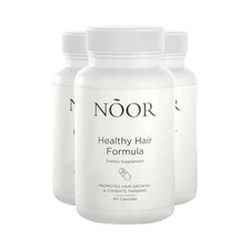 3-Pack NOOR Healthy Hair Formula - NOOR Hair Growth Support Capsules - 180 Caps picture