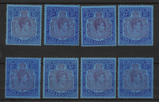 Bermuda 1938-53 GVI 2/- Keyplates SG116c/d(?) (8v) picture