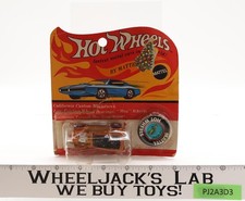 The Demon Orange w/ Card & Bubble 1969 Redline Hot Wheels Mattel Vtg w/ Button picture