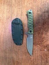DeadFall Syndicate-The Scavenger Green G10 Fixed Blade Brand New picture