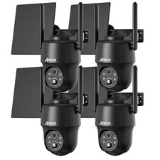 ANRAN 4G LTE Cellular Solar Security Cameras Wireless Outdoor PTZ with SIM Card picture