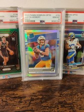 PSA 10 2020 Panini Donruss Optic Justin Herbert Holo Silver Prizm Rookie RC #153 picture