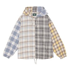 STARBUCKS STAND by BEAMS Crazy Pattern Hooded Shirt Jacket, Beige Japan NEW picture