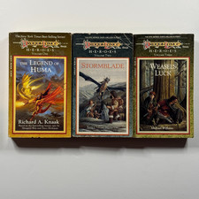Dragonlance Heroes 1 Trilogy lot Volumes 1 2 3 TSR PB 1st Printing 1988 picture