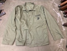WWII US USMC MARINE P1941 P41 COMBAT FIELD HBT JACKET-SIZE MEDIUM 42R picture