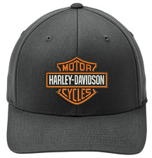 Rev Up Your Look:Harley Davidson Embroidered Flexfit Hat –A Must-Have for Riders picture