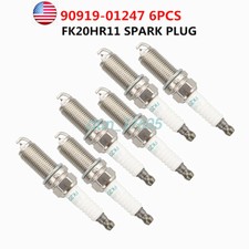 6PCS New 90919-01247 FK20HR11 3426 Genuine Spark Plugs For Toyota Lexus picture