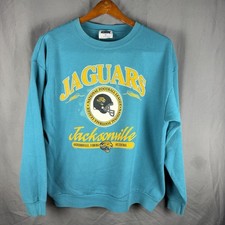 Vintage Jacksonville Jaguars Crewneck Sweatshirt CSA XL  USA Made 90s Distressed picture