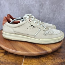 Ecco Sneakers Mens 47 U.S. 13 - 13.5 Jack Summer Beige Leather Comfort Shoes picture