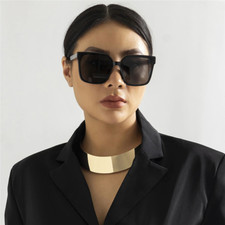 Women's Fashion Jewelry Gold Chunky Collar Statement Necklace 373 picture
