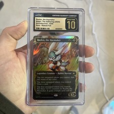 Baylen, the Haymaker (Borderless) (Raised Foil) Bloomburrow Foil Pristine 10 picture