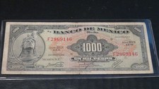 1 - Mexican Banknote: El Banco de Mexico S.A. 1000 Pesos Mixed Dates & Seals picture