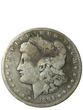 1894 O Silver Dollar- Dark Spot on Obverse- Free Emrg Liberty Dimes W/Purchase picture