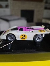 Aurora/AFX Porsche 917 LIGHTED HO Slot Car WHITE/PURPLE #2  picture