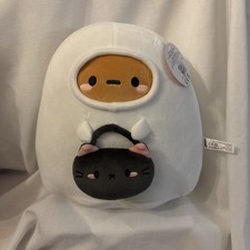 Smoko 12” Inch GHOST CAT TAYTO  Mochi Plush Potato Halloween Costume RARE New picture