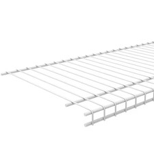 Superslide 72 In. L X 12 In. D White Wire Closet Shelf  New picture